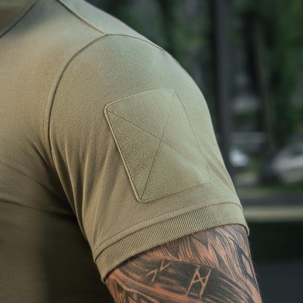 image:imageMTac Mens Polo Shirt Tactical Short Sleeve Military Golf Dri Fit Polo T Shirts for MenTan