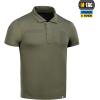 M-Tac Mens Polo Shirt Tactical Short Sleeve Military Golf Dri Fit Polo T Shirts for Men(Army Olive)