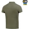 M-Tac Mens Polo Shirt Tactical Short Sleeve Military Golf Dri Fit Polo T Shirts for Men(Army Olive)