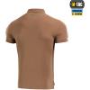 M-Tac Mens Polo Shirt Tactical Short Sleeve Military Golf Dri Fit Polo T Shirts for Men(Coyote Brown)