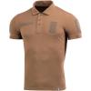 M-Tac Mens Polo Shirt Tactical Short Sleeve Military Golf Dri Fit Polo T Shirts for Men(Coyote Brown)