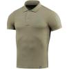M-Tac Mens Polo Shirt Tactical Short Sleeve Military Golf Dri Fit Polo T Shirts for Men(Tan)