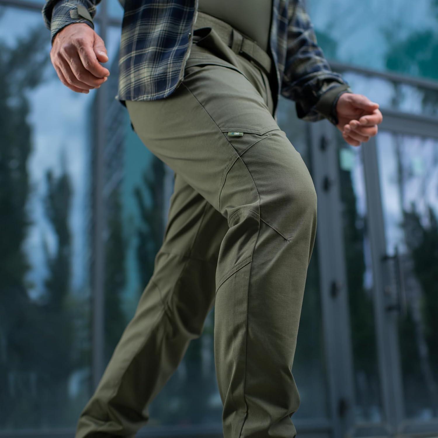 image:imageMTac Patrol Flex Cargo Tactical Pants for Men Water Resistant amp Durable Ripstop Mens Work Hiking Pants with 6 PocketsBlack
