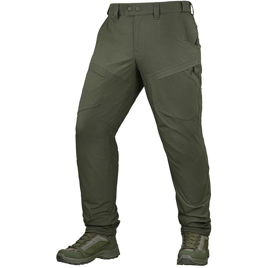 image:imageMTac Patrol Flex Cargo Tactical Pants for Men Water Resistant amp Durable Ripstop Mens Work Hiking Pants with 6 PocketsArmy Olive