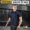 M-Tac Tactical Breathable Polo Shirt – Military Quick Dry Coolmax Short Sleeve T-Shirt for Men(Dnb)