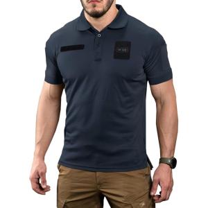M-Tac Tactical Breathable Polo Shirt – Military Quick Dry Coolmax Short Sleeve T-Shirt for Men(Dnb)
