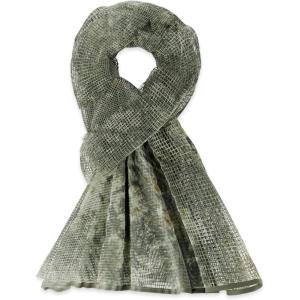 M-Tac Camo Mesh Sniper Veil – Tactical Military Neck Face Head Netting Scarf for Hunting Paintball Wild Photography