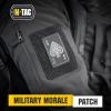 M-Tac Ace of Spades Embroidered Patch Death Card – Tactical Morale Patch for Military Gear – Army Combat Hook and Loop Patches (Black)(Black)