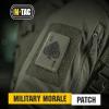 M-Tac Ace of Spades Embroidered Patch Death Card – Tactical Morale Patch for Military Gear – Army Combat Hook and Loop Patches (Black)(Ranger Green)