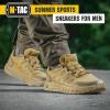 M-Tac Tactical Sneakers for Men – Lightweight Breathable Mesh Hiking & Training Shoes, Non-Slip EVA Sole, Durable Outdoor Walking Shoes for Hot Weather(Coyote)