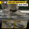 M-Tac Tactical Sneakers for Men – Lightweight Breathable Mesh Hiking & Training Shoes, Non-Slip EVA Sole, Durable Outdoor Walking Shoes for Hot Weather(Dark Olive)