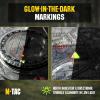 M‑Tac Liquid Filled Baseplate Compass – Glow‑in‑Dark Orienteering/Map‑Reading Compass for Hiking, Survival, Camping, Hunting, Navigation(One)