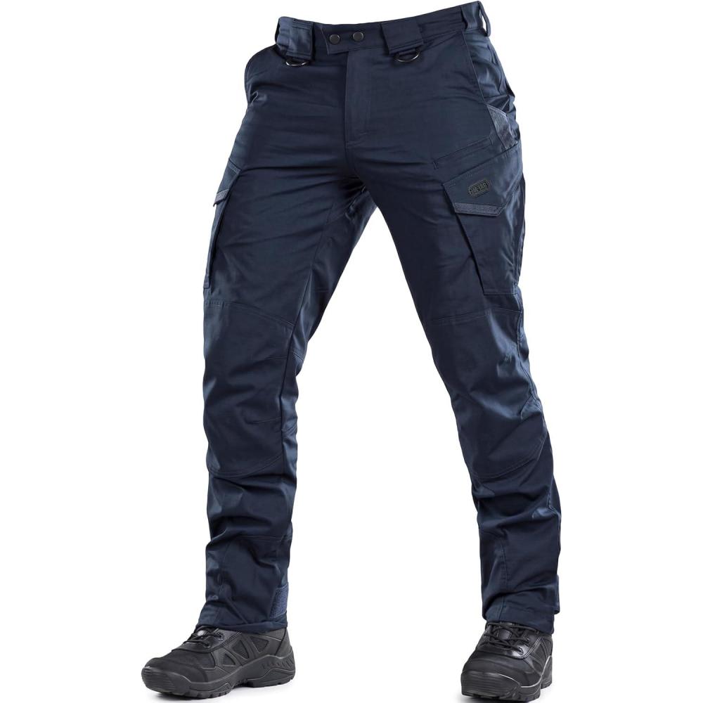 image:imageMTac Aggressor Gen II Flex Tactical Pants for Men Ripstop Stretch Cargo Pants with Reinforced Knees and Multiple PocketsDark Navy Blue
