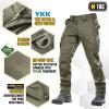 M-Tac Aggressor Gen II Flex Tactical Pants for Men, Ripstop Stretch Cargo Pants with Reinforced Knees and Multiple Pockets(Army Olive)