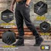 M-Tac Aggressor Gen II Flex Tactical Pants for Men, Ripstop Stretch Cargo Pants with Reinforced Knees and Multiple Pockets(Black)
