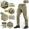 M-Tac Aggressor Gen II Flex Tactical Pants for Men, Ripstop Stretch Cargo Pants with Reinforced Knees and Multiple Pockets(Tan)