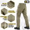M-Tac Aggressor Gen II Flex Tactical Pants for Men, Ripstop Stretch Cargo Pants with Reinforced Knees and Multiple Pockets(Tan)