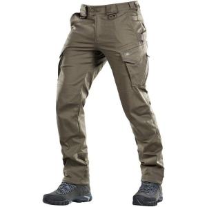 M-Tac Aggressor Gen II Flex Tactical Pants for Men, Ripstop Stretch Cargo Pants with Reinforced Knees and Multiple Pockets(Olive Dark)