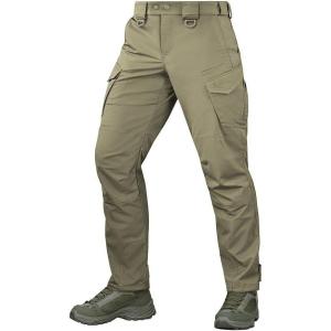 M-Tac Aggressor Gen II Flex Tactical Pants for Men, Ripstop Stretch Cargo Pants with Reinforced Knees and Multiple Pockets(Tan)